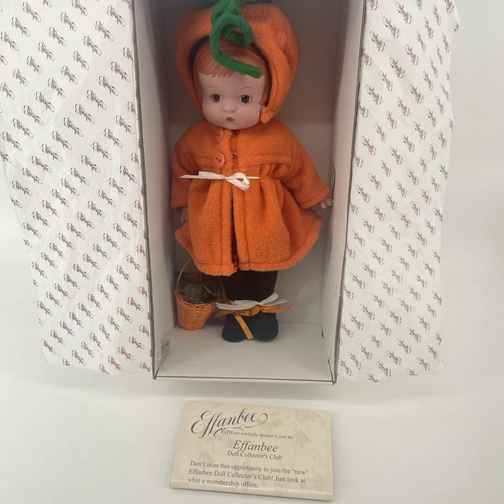 Effanbee Patsy Pumpkin Patch Doll Redhead October Fall Halloween Vintage 2003